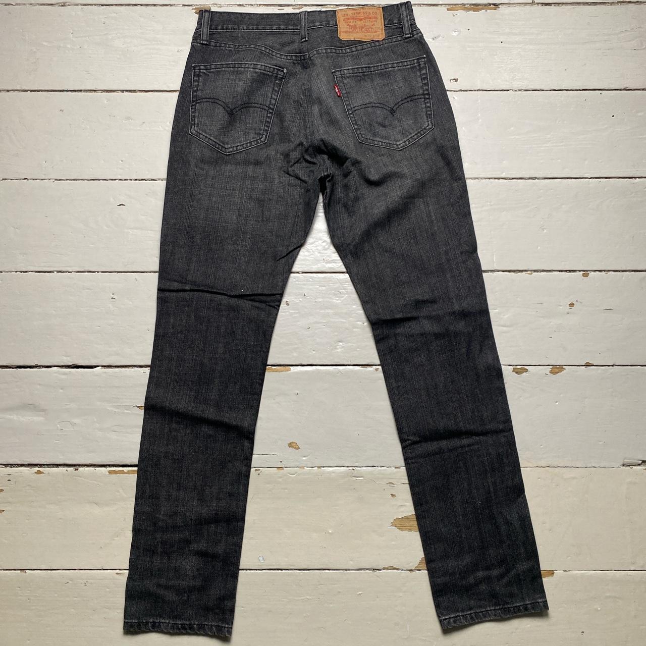 Levis 505 Vintage Straight Grey Jeans