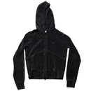 Nike Velour Black Hoodie (XS)