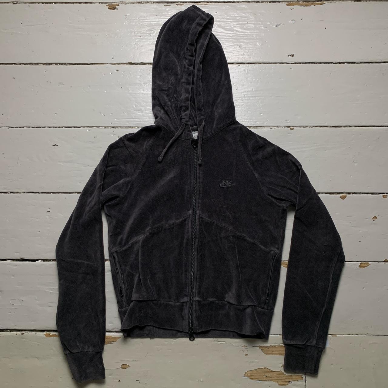 Nike Velour Black Hoodie