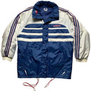 Adidas Vintage 90’s Blue White and Red Puffer Jacket (M)
