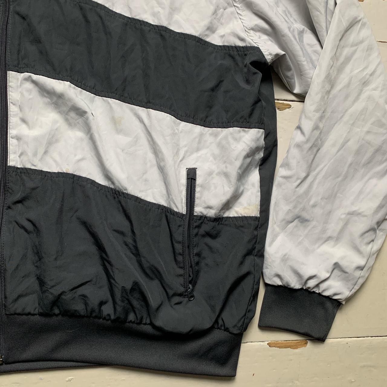 Nike Vintage Swoosh Shell Tracksuit Jacket Silver and Grey