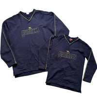 Arsenal Vintage 90’s Gunners Navy and Yellow Jumper (XS/XL)