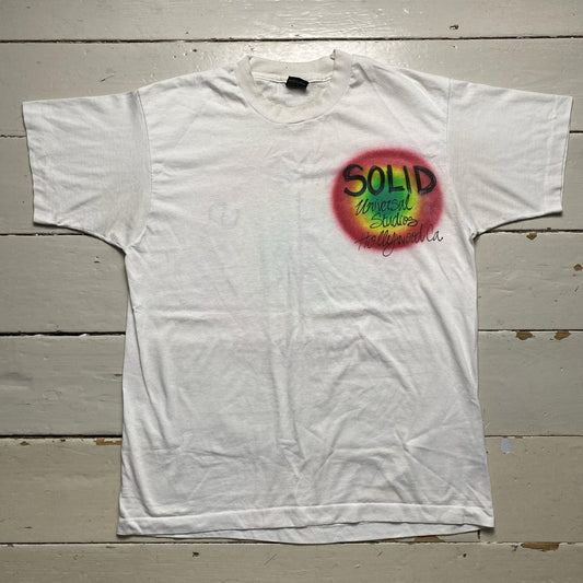 Solid Universal Studios Hollywood Spirit Mind Soul Body Vintage 90’s Single Stitch T Shirt