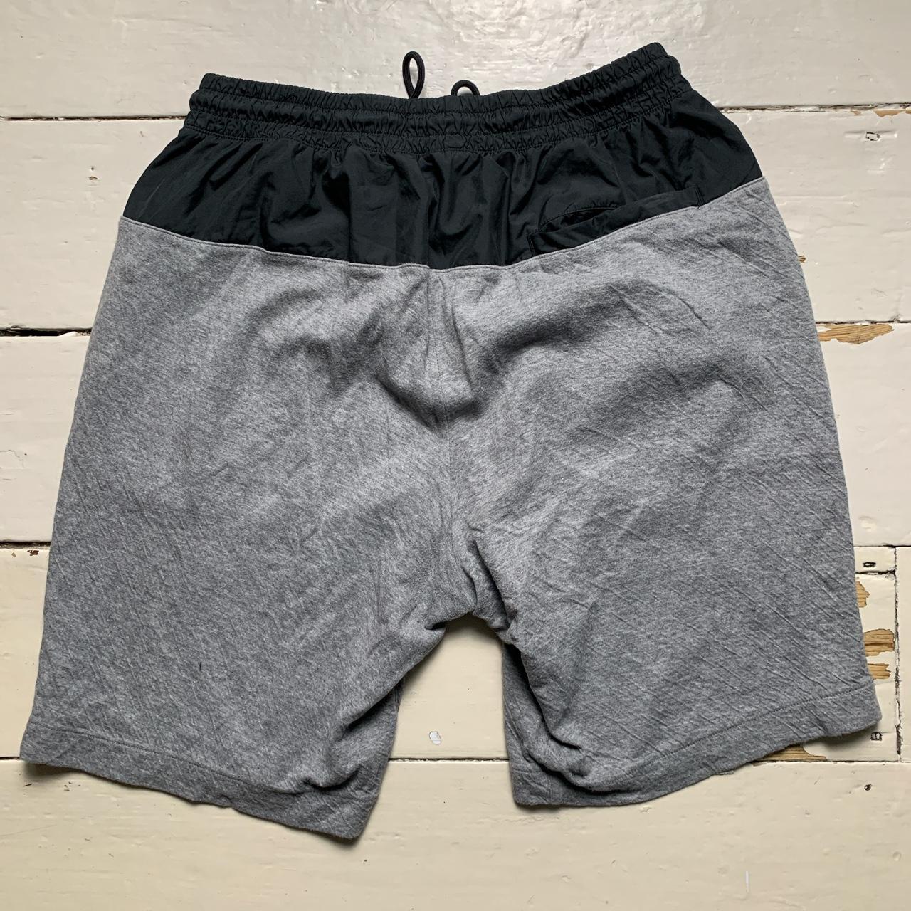 Nike Box Logo Grey and Black Jogger Shorts