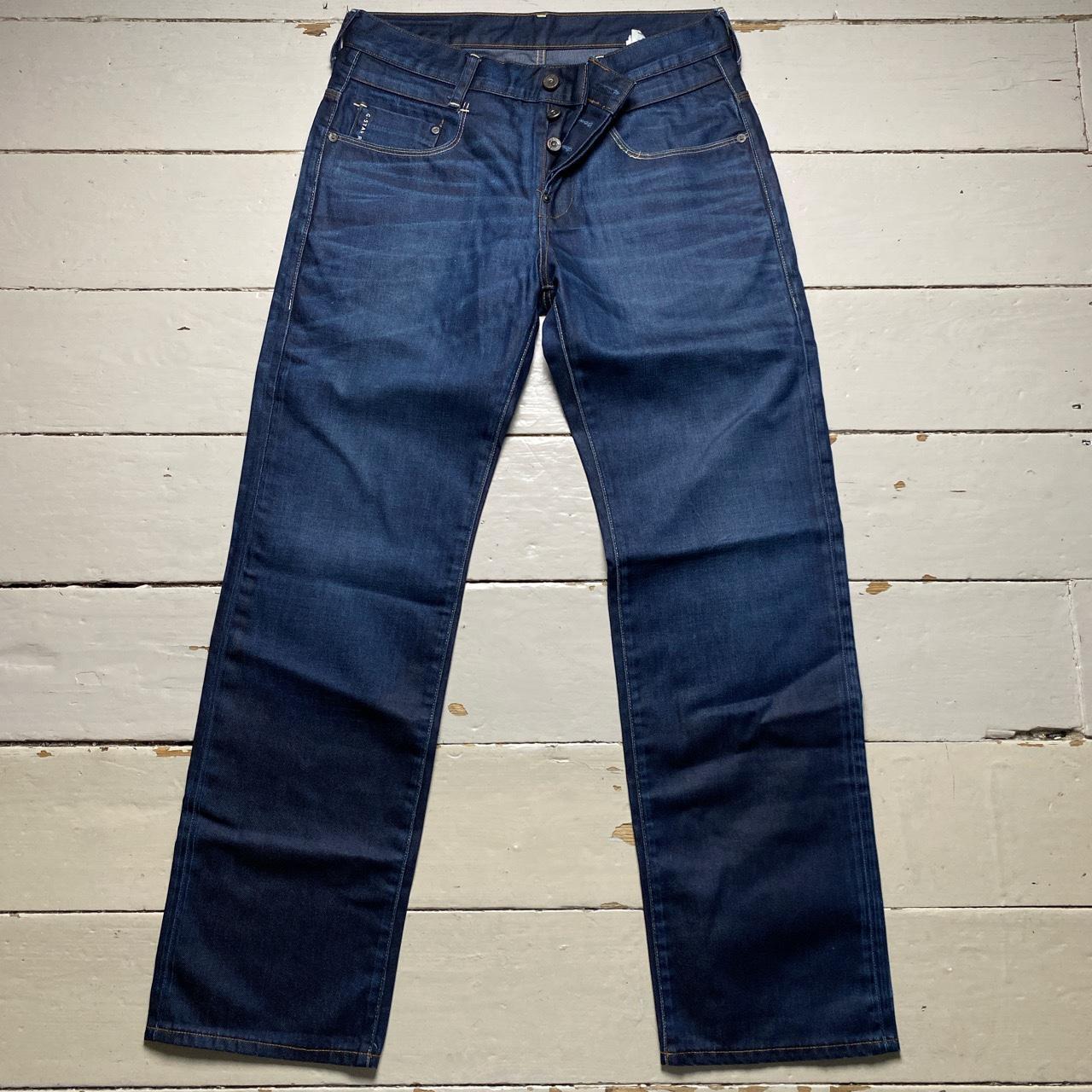 G Star Dark Navy Baggy Jeans