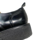 AMI Paris Leather Shiny Smart Black Brogue Shoes (UK 12)