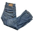 G Star Elwood 5620 Light Blue Stonewash Baggy Cargo Jeans (34W)
