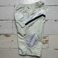 Nike Vintage Shell Track Pant Shorts Cream and Navy