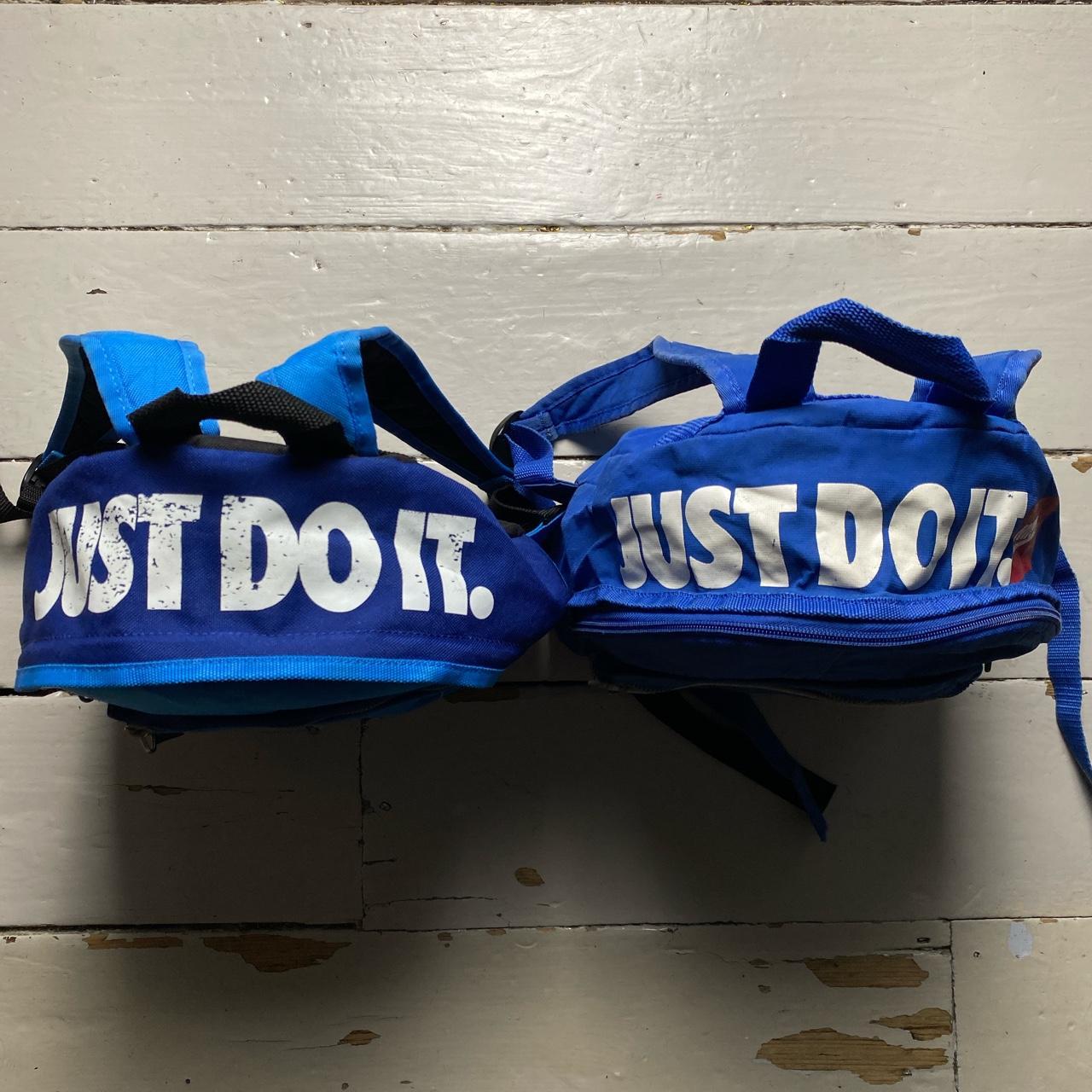 Nike Just Do It Bags Blue and White