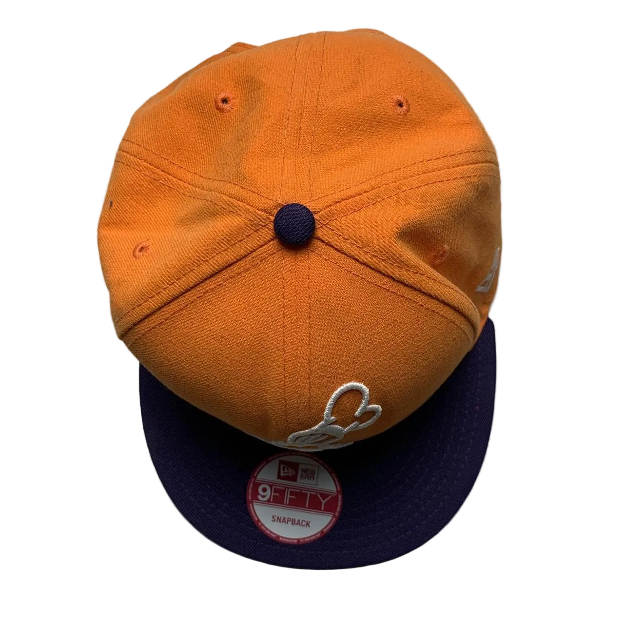 New Era Disney Daffy Duck Snapback Cap Orange and Purple