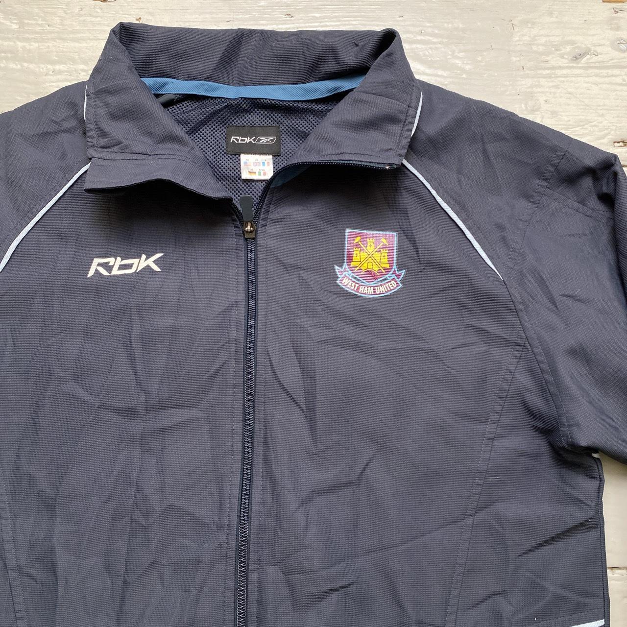 West Ham United Reebok Vintage Shell Tracksuit Windbreaker Jacket