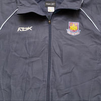 West Ham United Reebok Vintage Shell Tracksuit Windbreaker Jacket (XS)