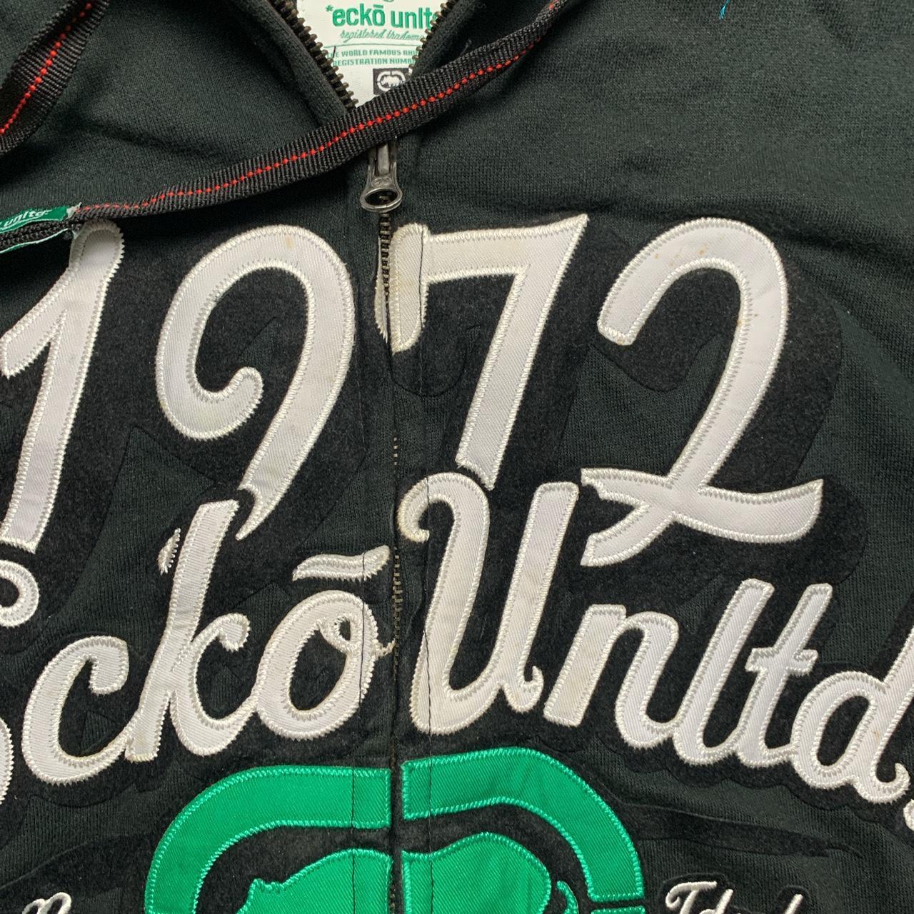 Ecko Unlimited Dark Green Vintage Hoodie