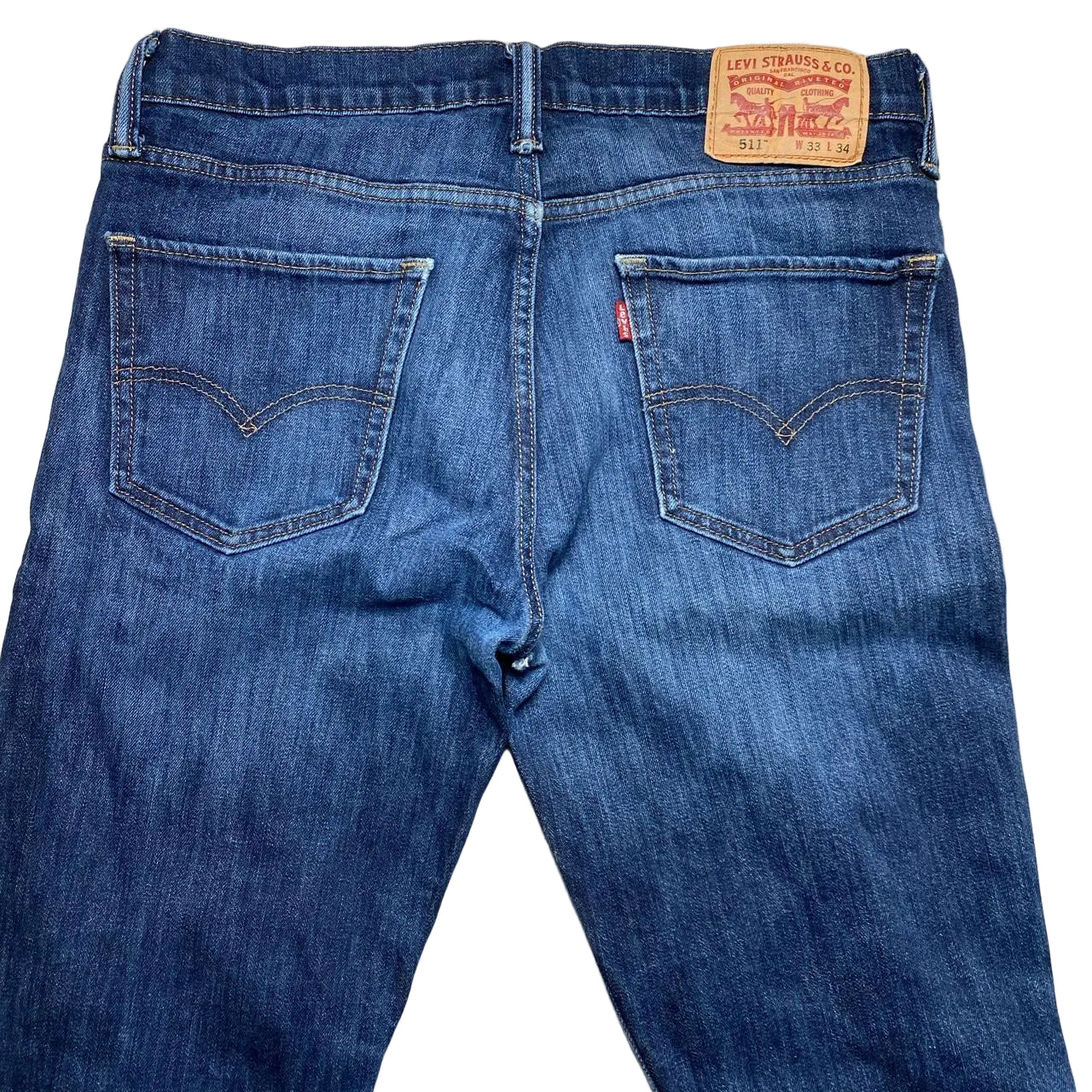 Levis 511 Dark Navy Jeans (33W)