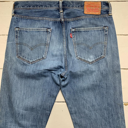 Levis 501 Baggy Light Blue Jeans