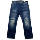 G Star Navy Stonewashed Jeans (36W)