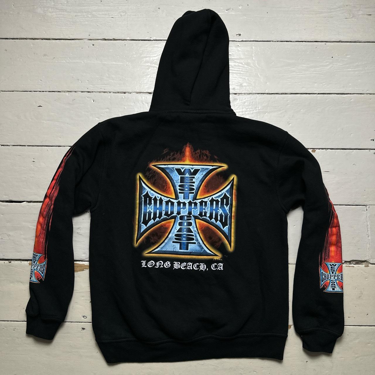 West Coast Choppers Vintage Black Hoodie