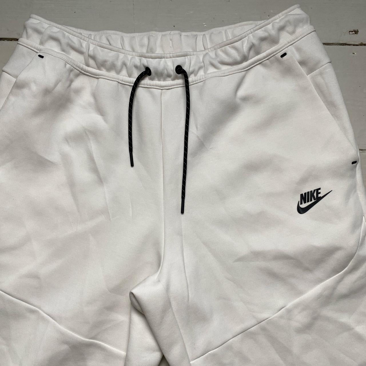 Nike Tech Fleece New Season Pure White Jogger Bottoms