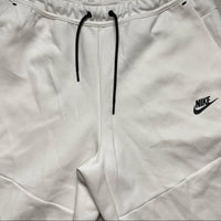 Nike Tech Fleece New Season Pure White Jogger Bottoms (L)