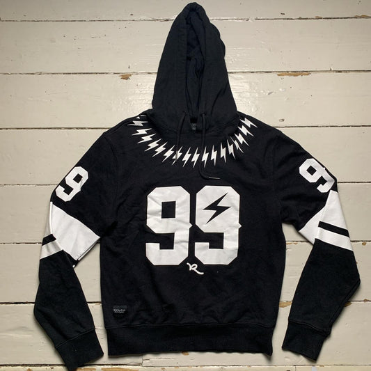 Rocawear Black and White Carter Jay Z Hoodie
