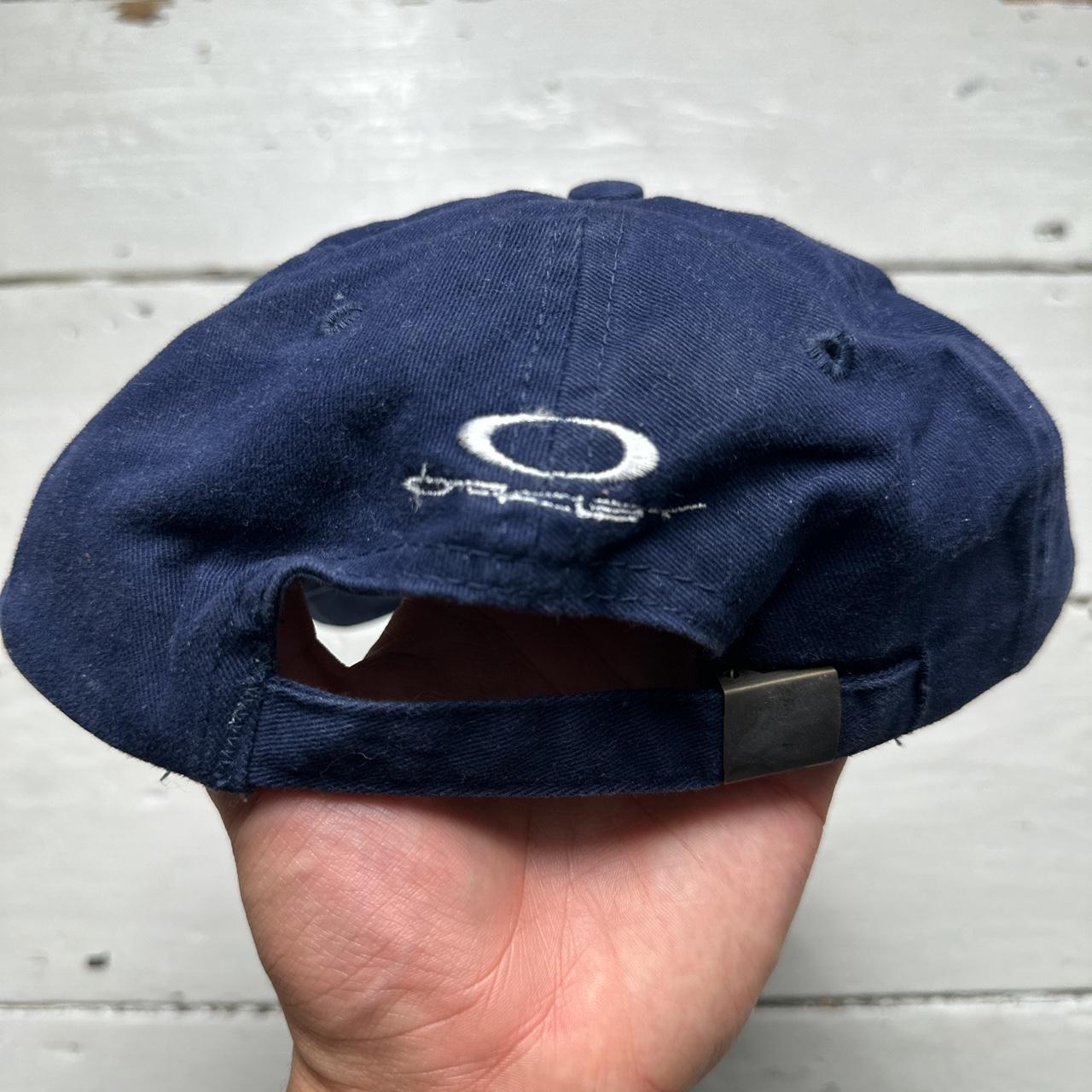 Oakley Navy and White Vintage Cap