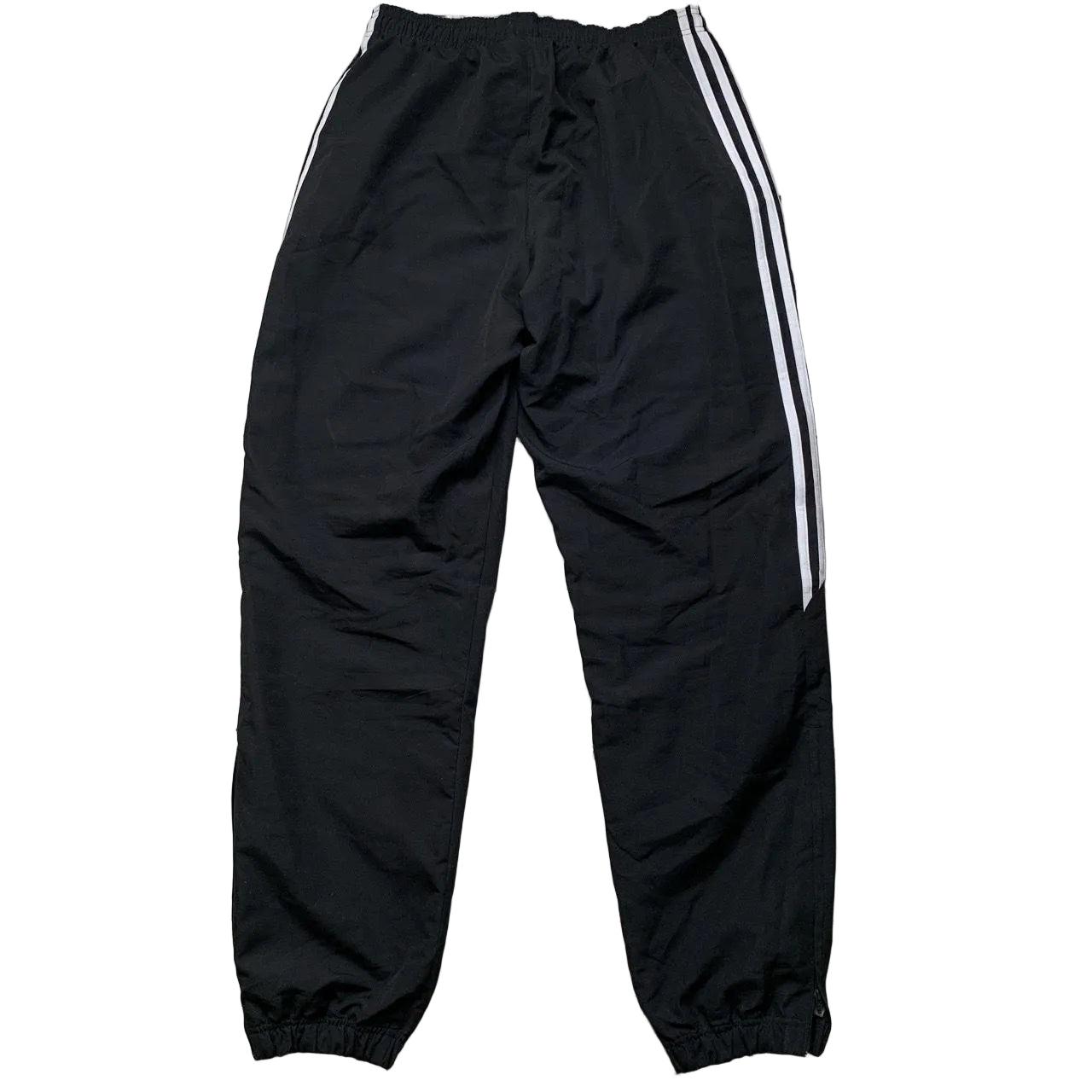 Adidas Black and White Shell Trackpant Baggy Bottoms