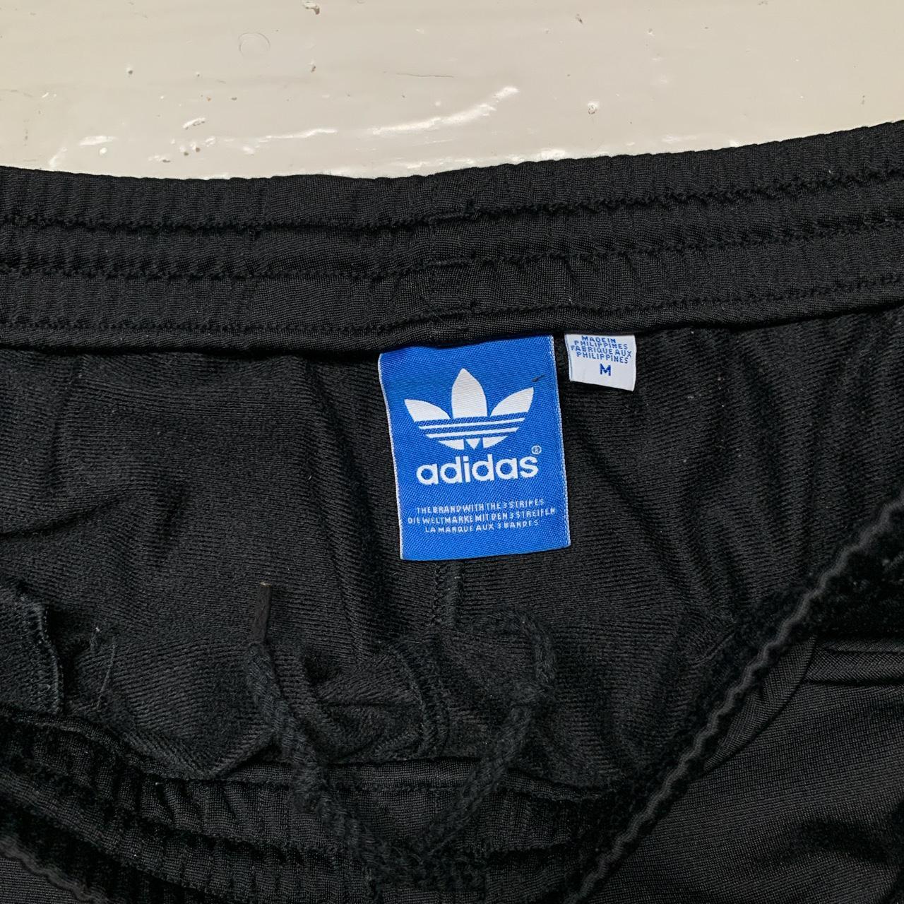 Adidas Vintage Black and Gold Trackpant Joggers
