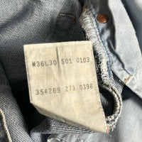 Levis 501 Vintage Light Blue Jeans  (36W)