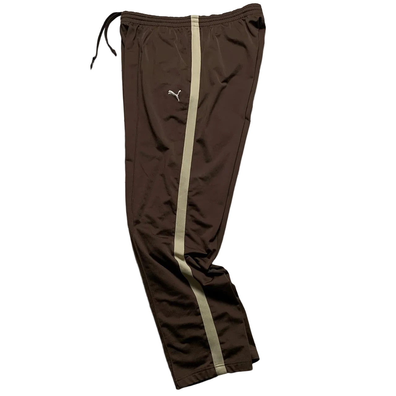 Puma Vintage Brown and Cream Track Pant Joggers (L)