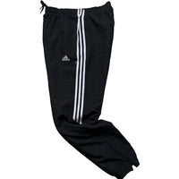 Adidas Black and White Shell Trackpant Baggy Bottoms