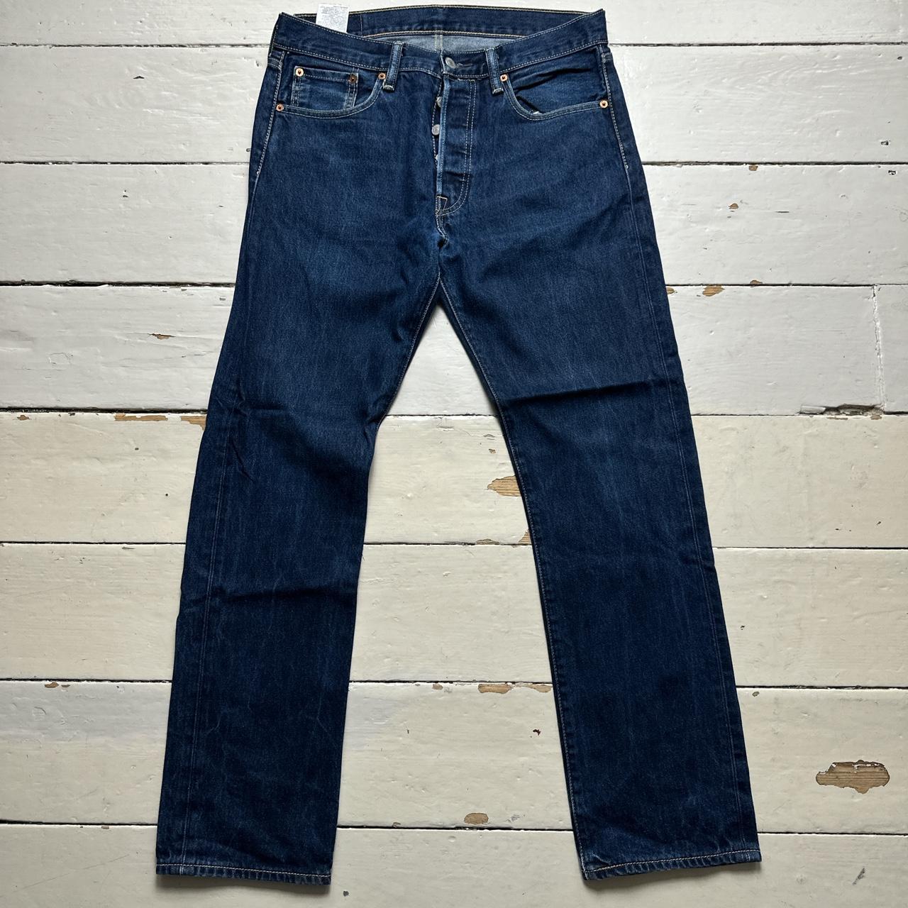 Levis 501 Vintage Navy Jeans