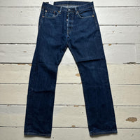 Levis 501 Vintage Navy Jeans