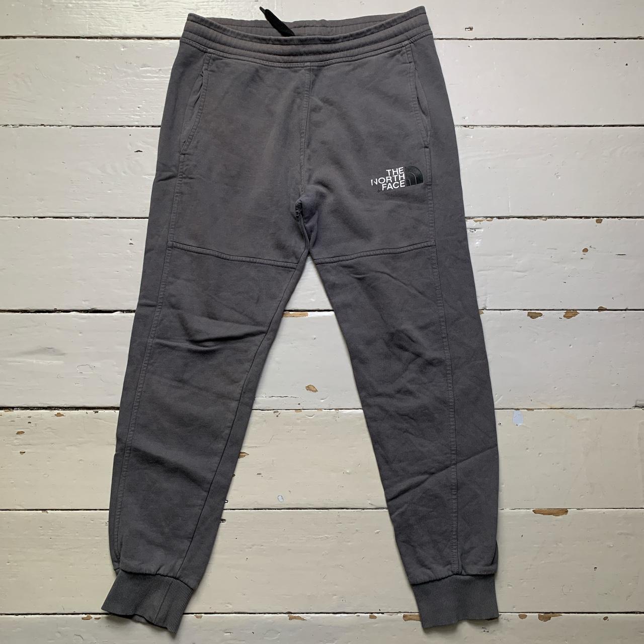 The North Face Grey White and Black Joggers