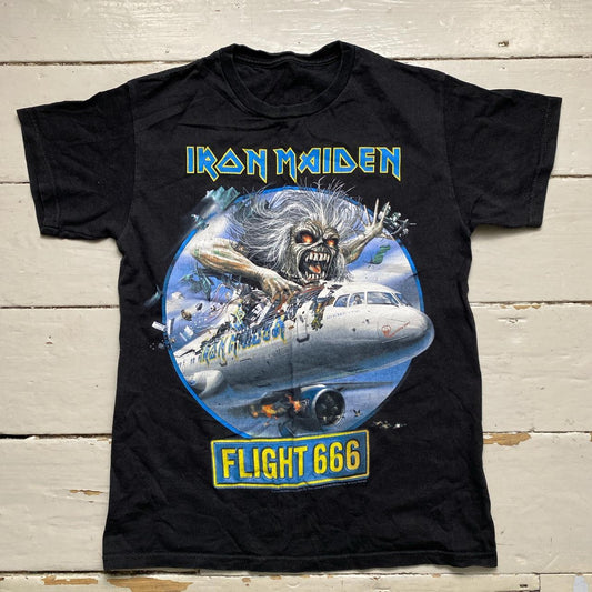 Iron Maiden Flight 666 Black T Shirt