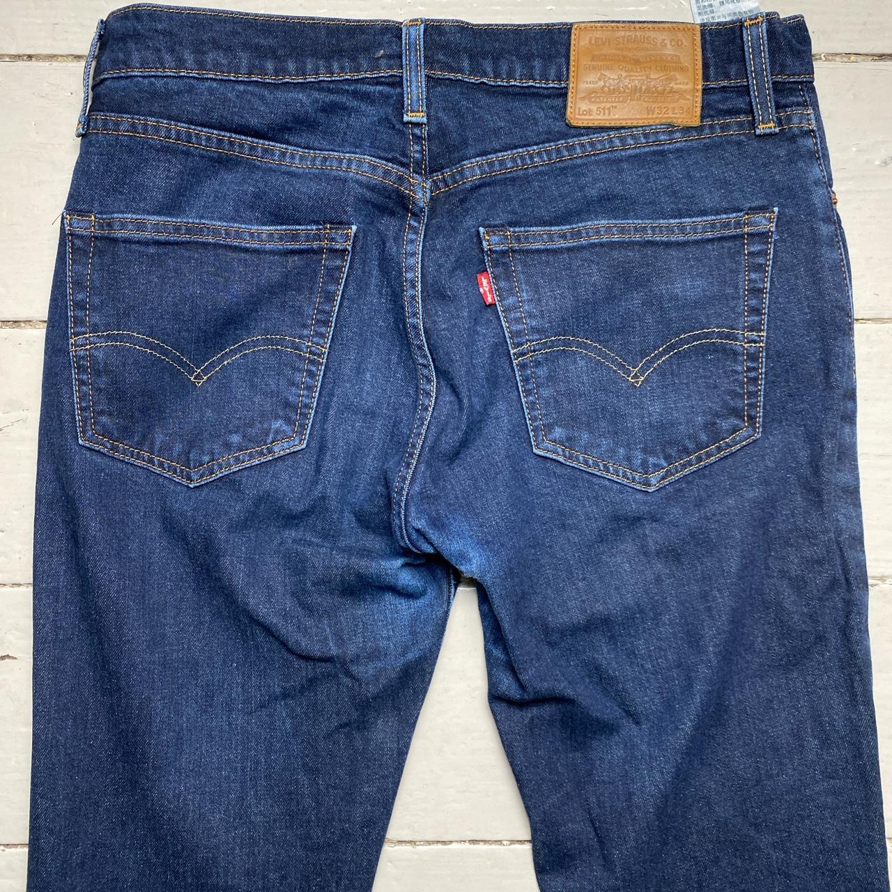 Levis 511 Slim Navy Jeans