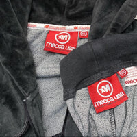 Mecca USA Vintage 90’s Velour Black Full Tracksuit (2XL)
