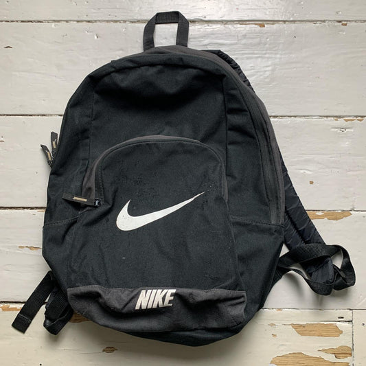 Nike Swoosh Black and White Backpack Rucksack Bag