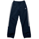 Adidas Navy Vintage Baggy Shell Track Pant Bottoms White Stripe (S)