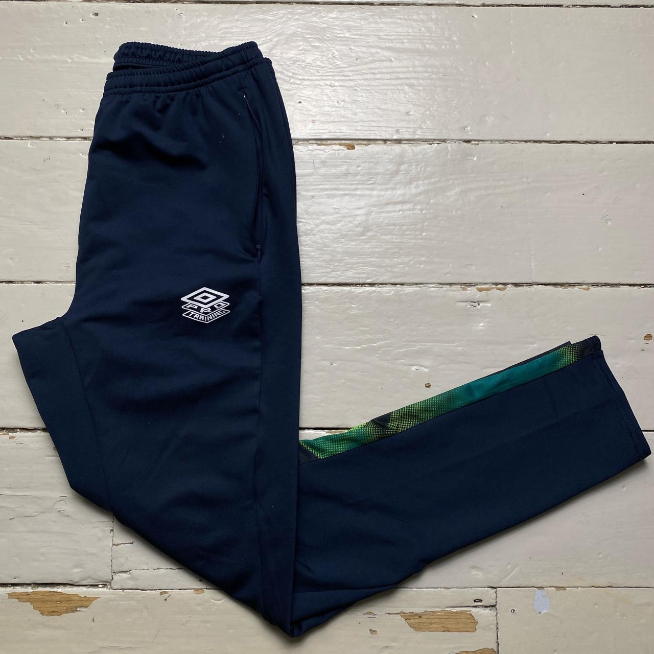 Ireland Umbro Football Track Pant Navy and Green Bottoms