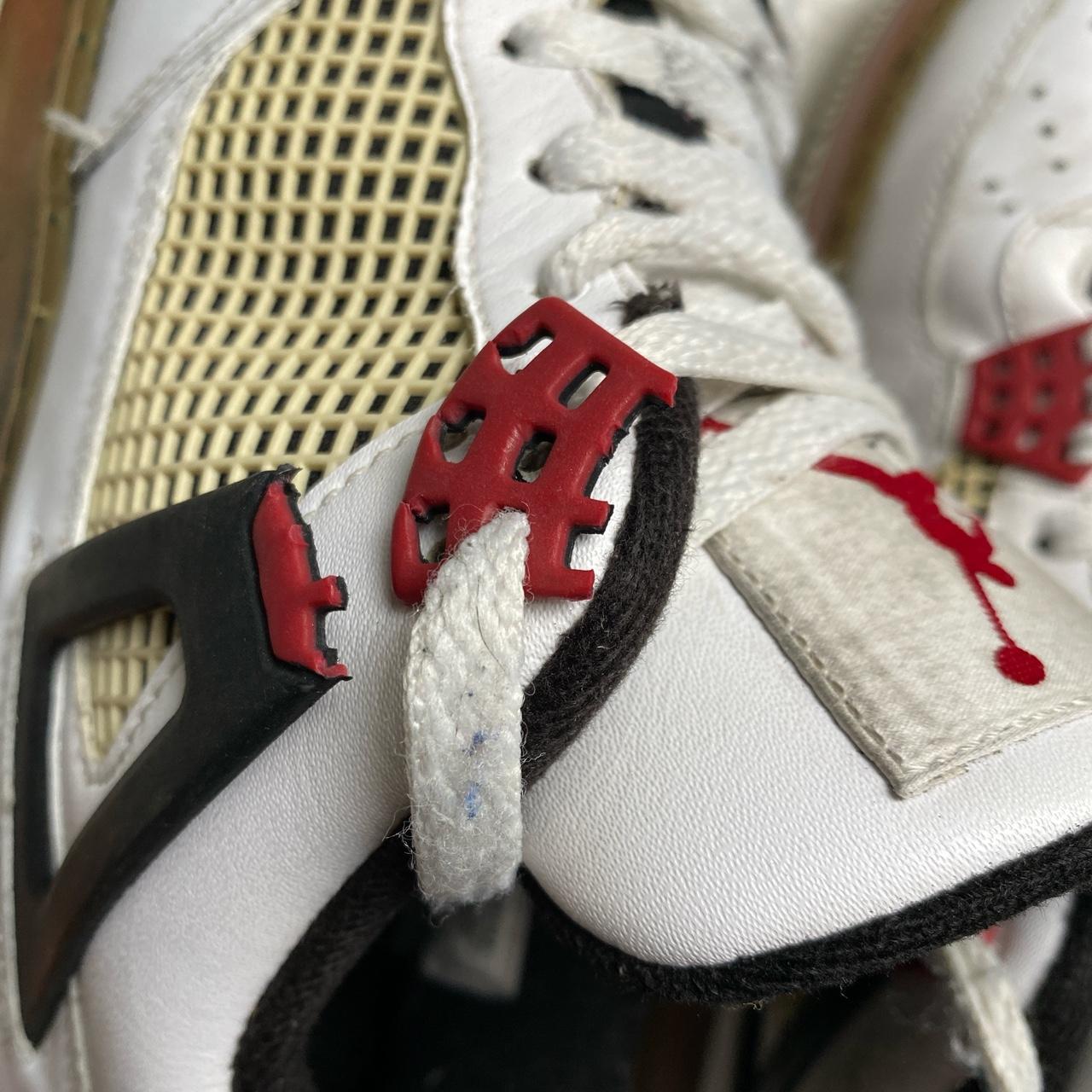 Jordan 4 Fusion Air Force 1 White and Varsity Red (UK 8)