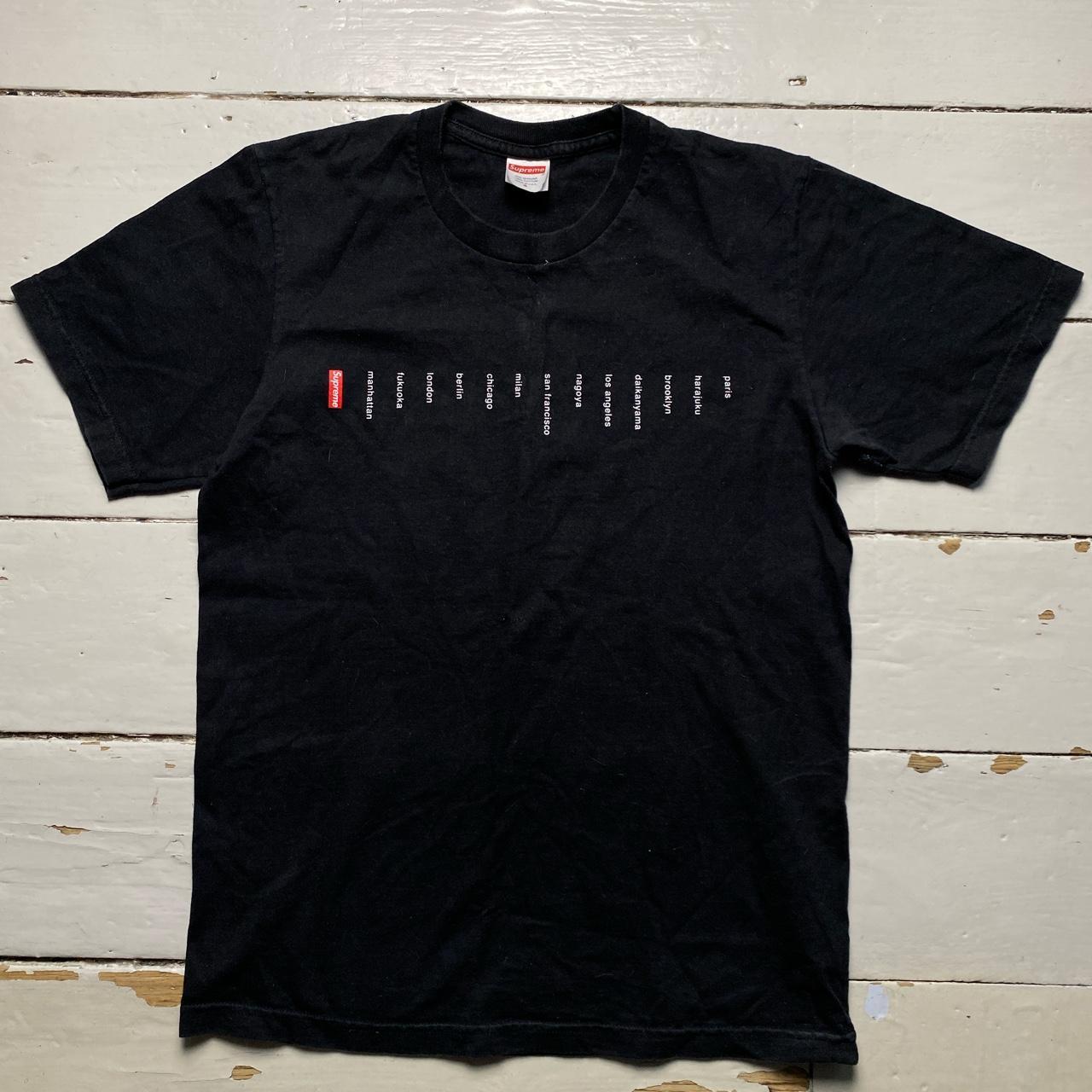 Supreme Box Logo City Black T Shirt