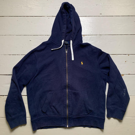 Polo Ralph Lauren Navy Yellow Hoodie