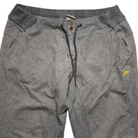 Nike Vintage Swoosh Grey and Yellow Baggy Joggers (XL)