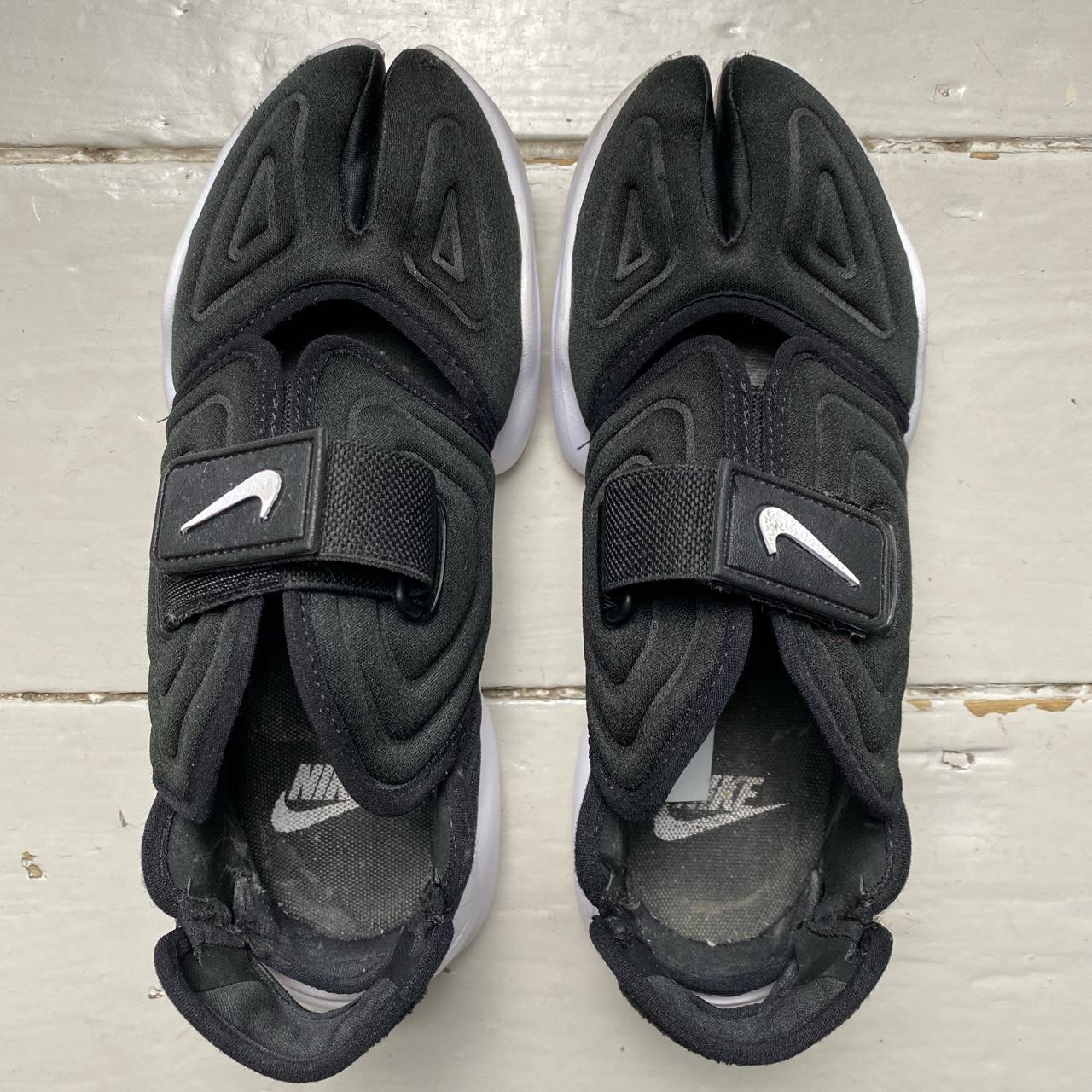 Nike Aqua Rift Black and White Tabi Toe