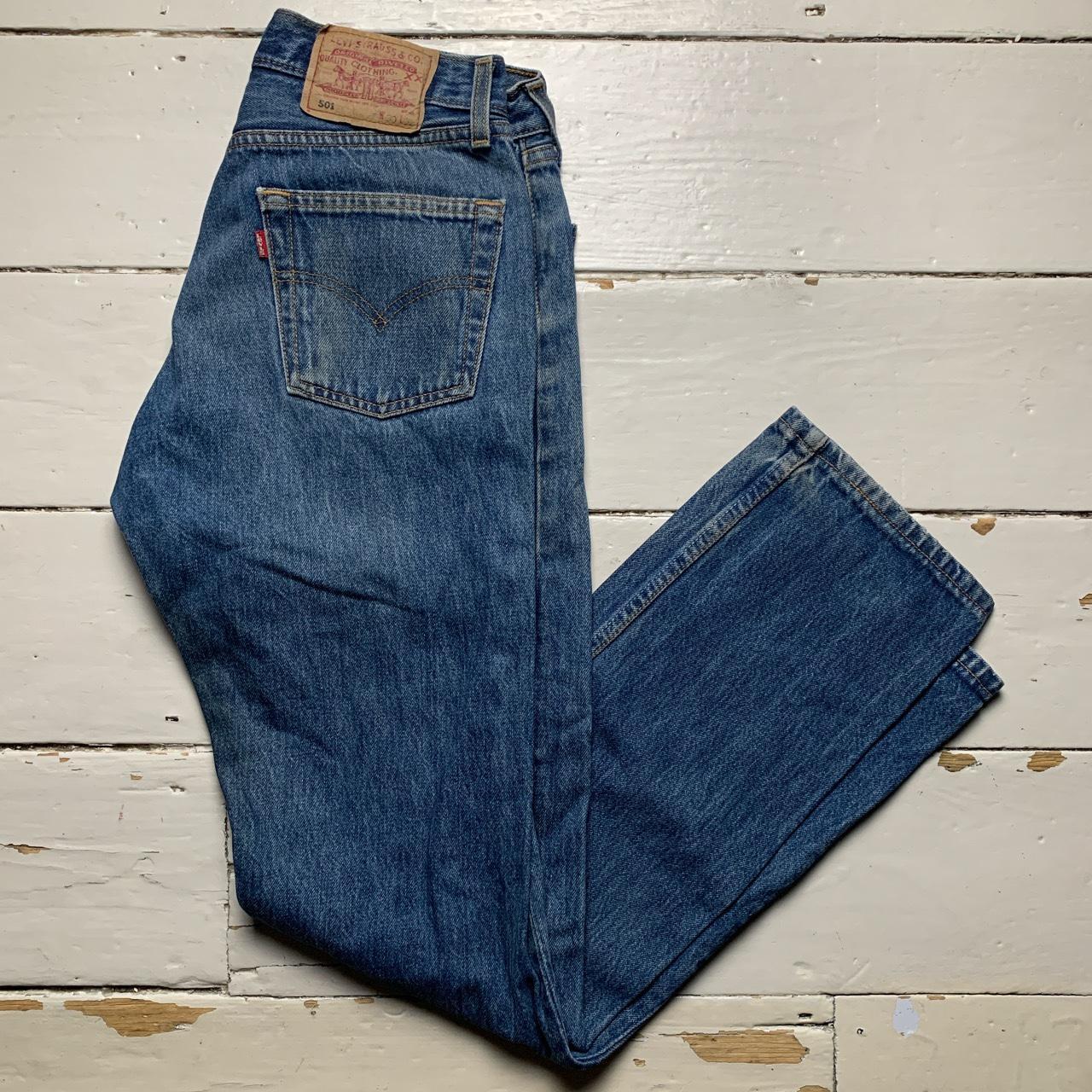 Levis Navy Vintage 501 Baggy Jeans