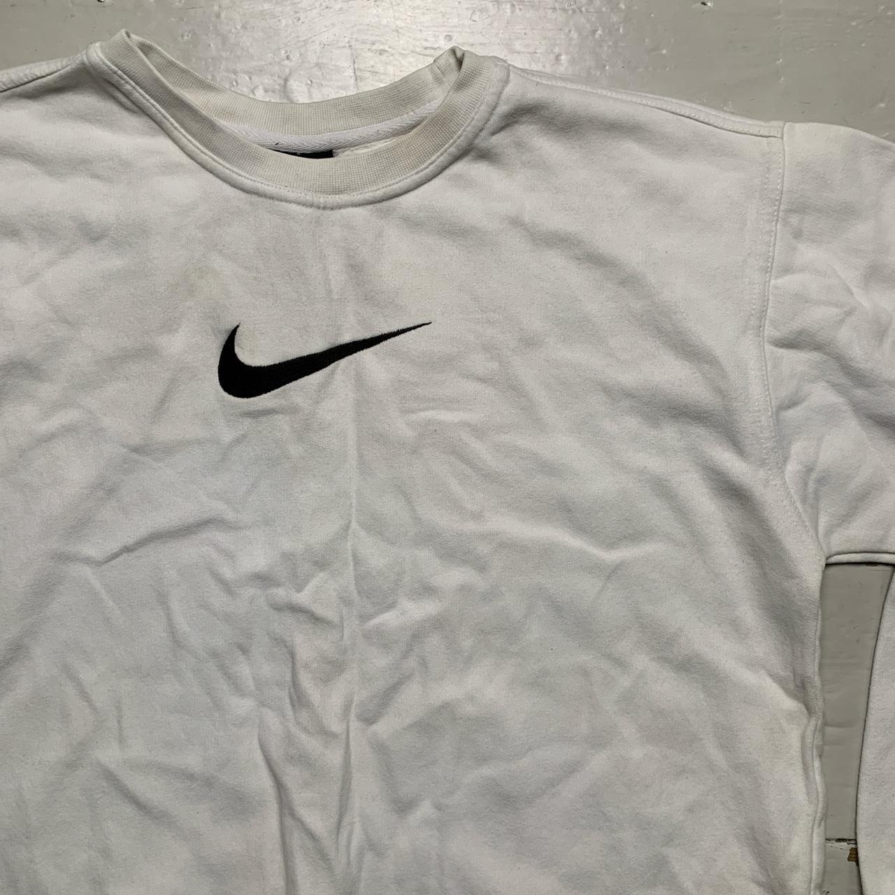 Nike Vintage Swoosh Jumper White and Black