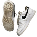 Nike Air Force 1 White and Black (UK 10.5)