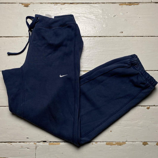 Nike Vintage Swoosh Navy and White Baggy Joggers