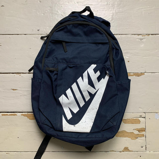 Nike Swoosh Navy and White Backpack Bag Rucksack