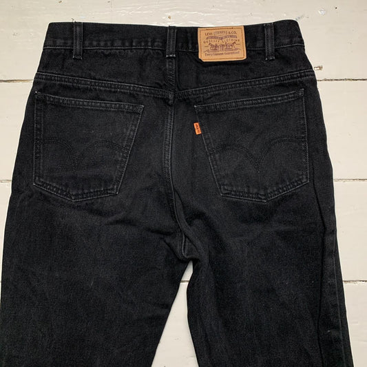 Levis Vintage Orange Tab Black Jeans
